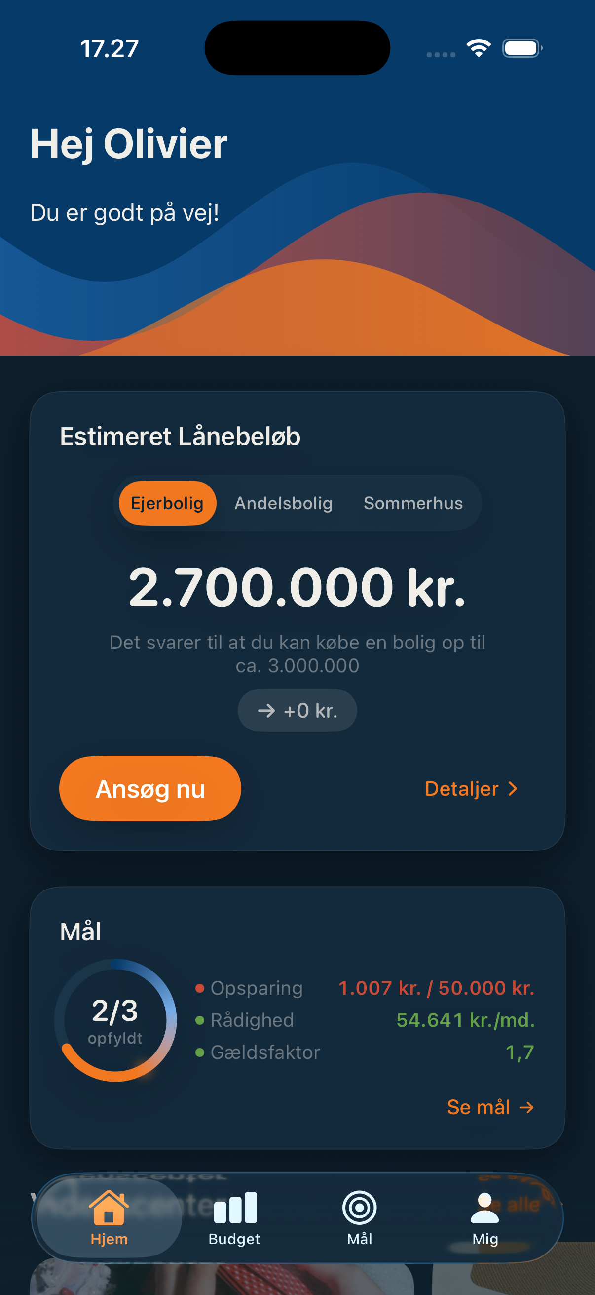 Låneklar app